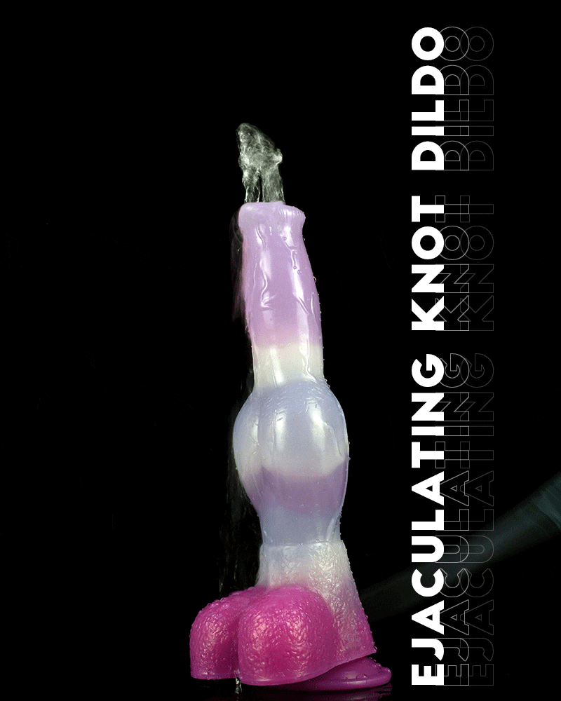 🐕 🐾 Xolotl - 10.8” Huge Knot Canine Dildo with Ejaculation & Suction - BeastGasm